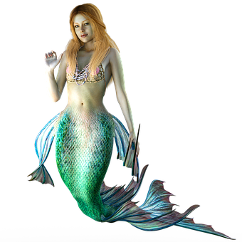 Enchanting Mermaid Illustration PNG