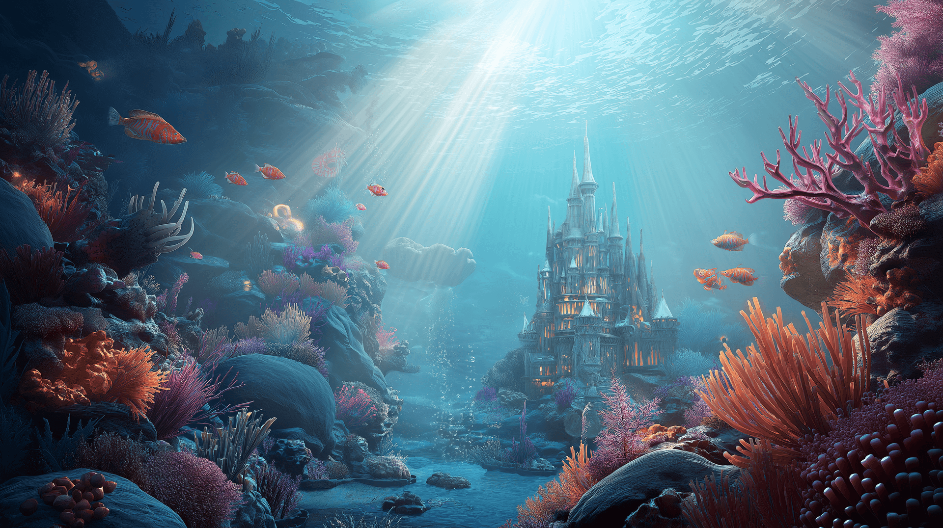 Enchanting Mermaid Kingdom Wallpaper
