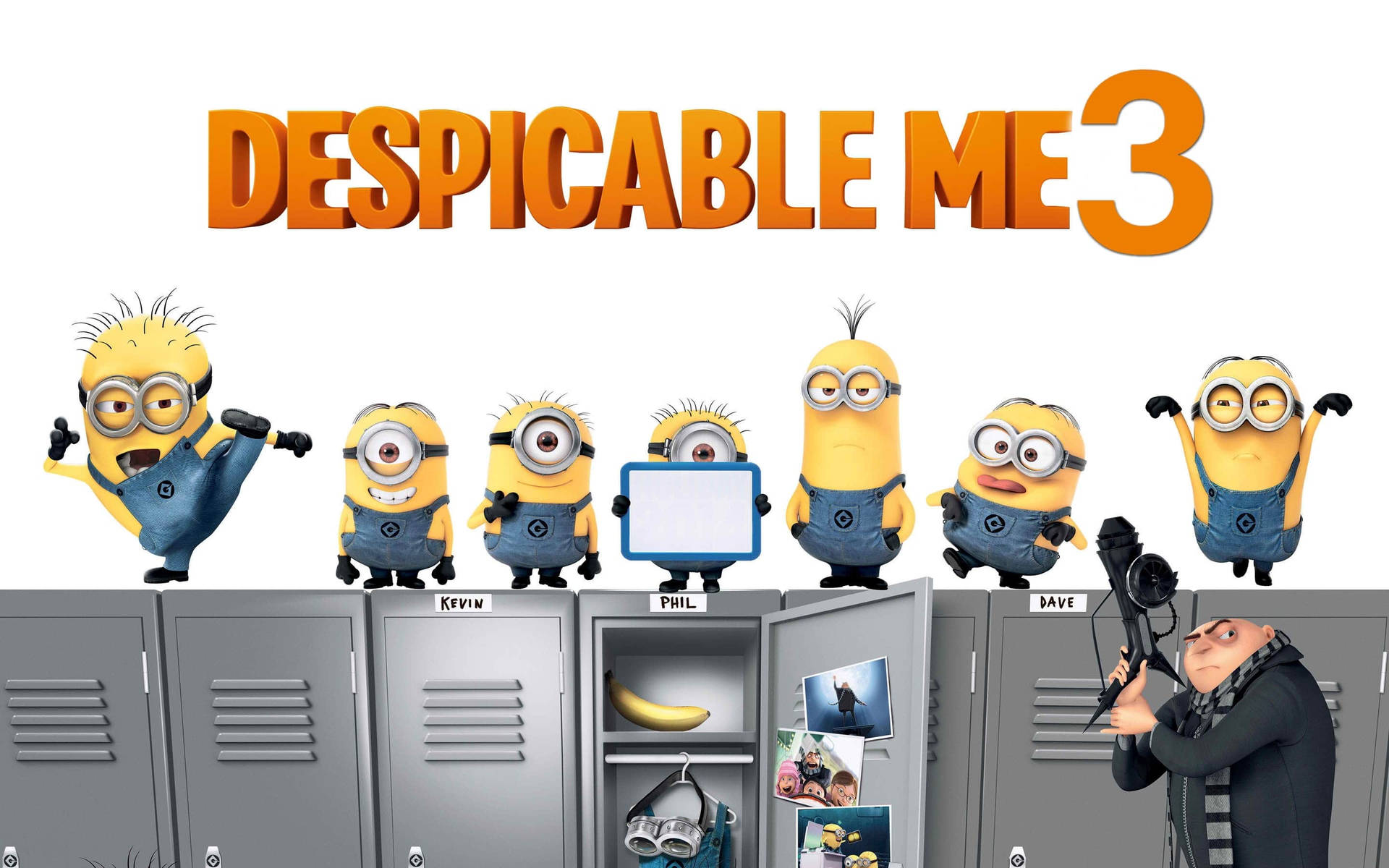 Enchanting Poster Of Despicable Me 3 Wallpaper