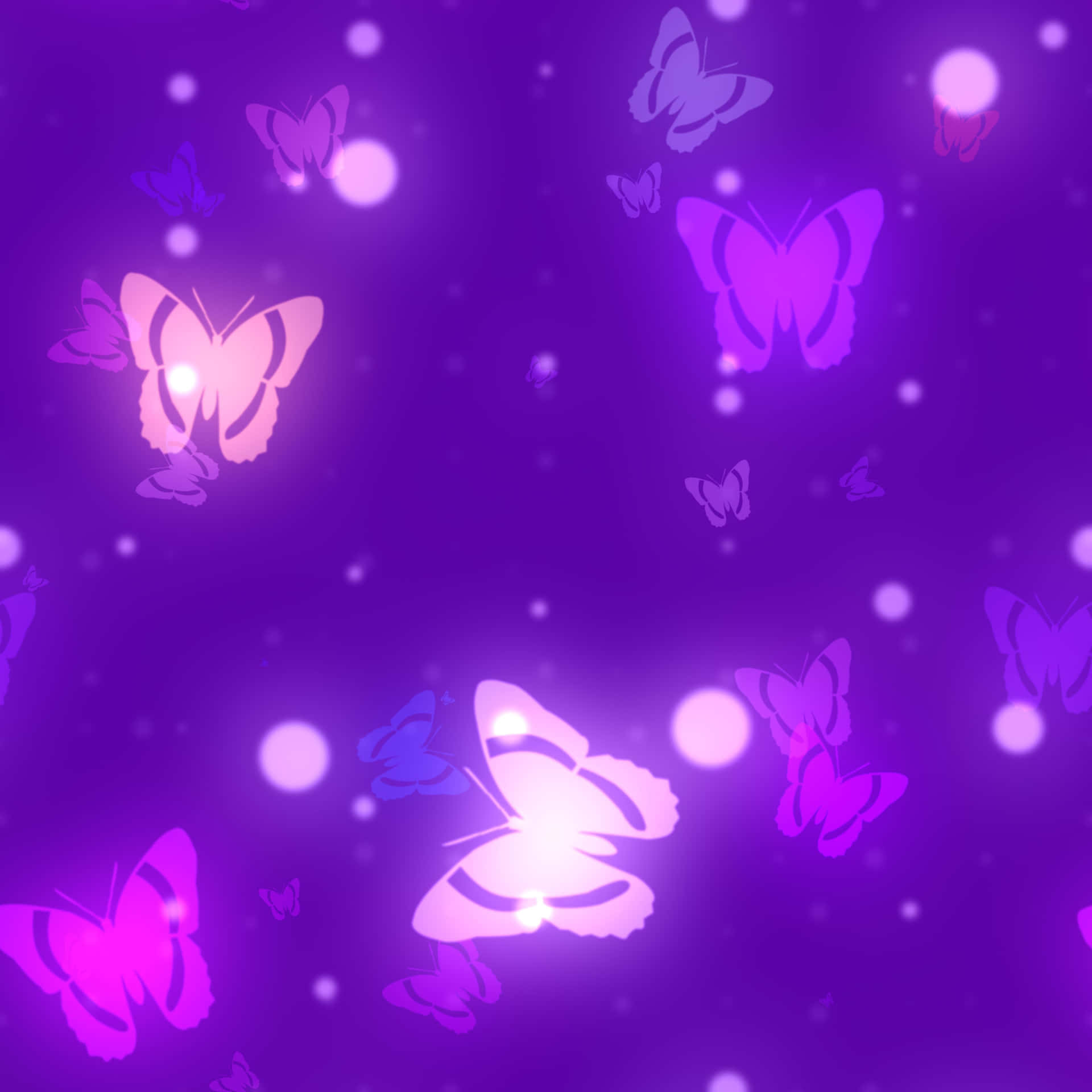 Enchanting Purple Butterfly Background