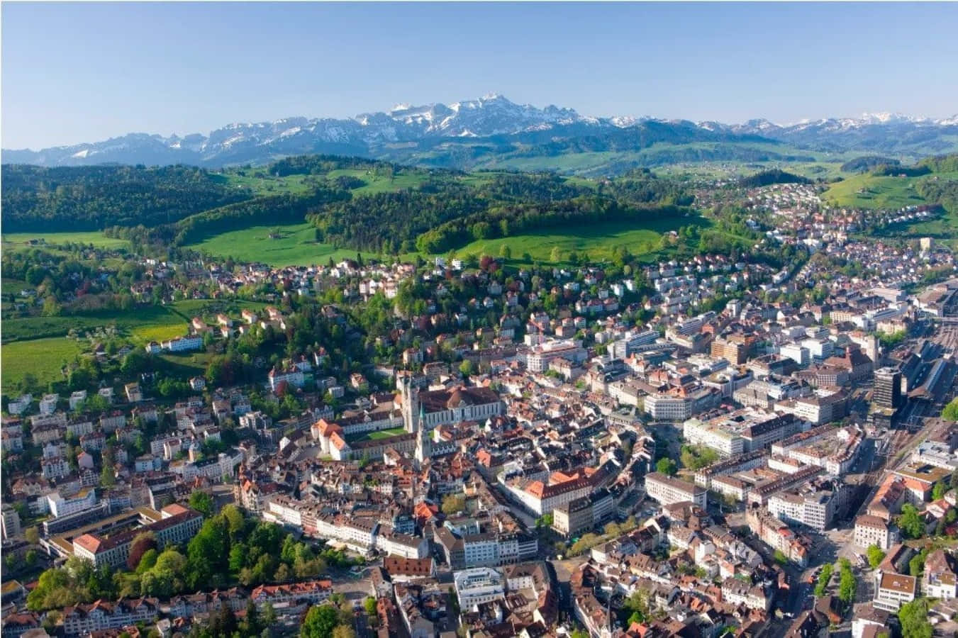 Enchanting Scenery Of St Gallen Landscape Wallpaper