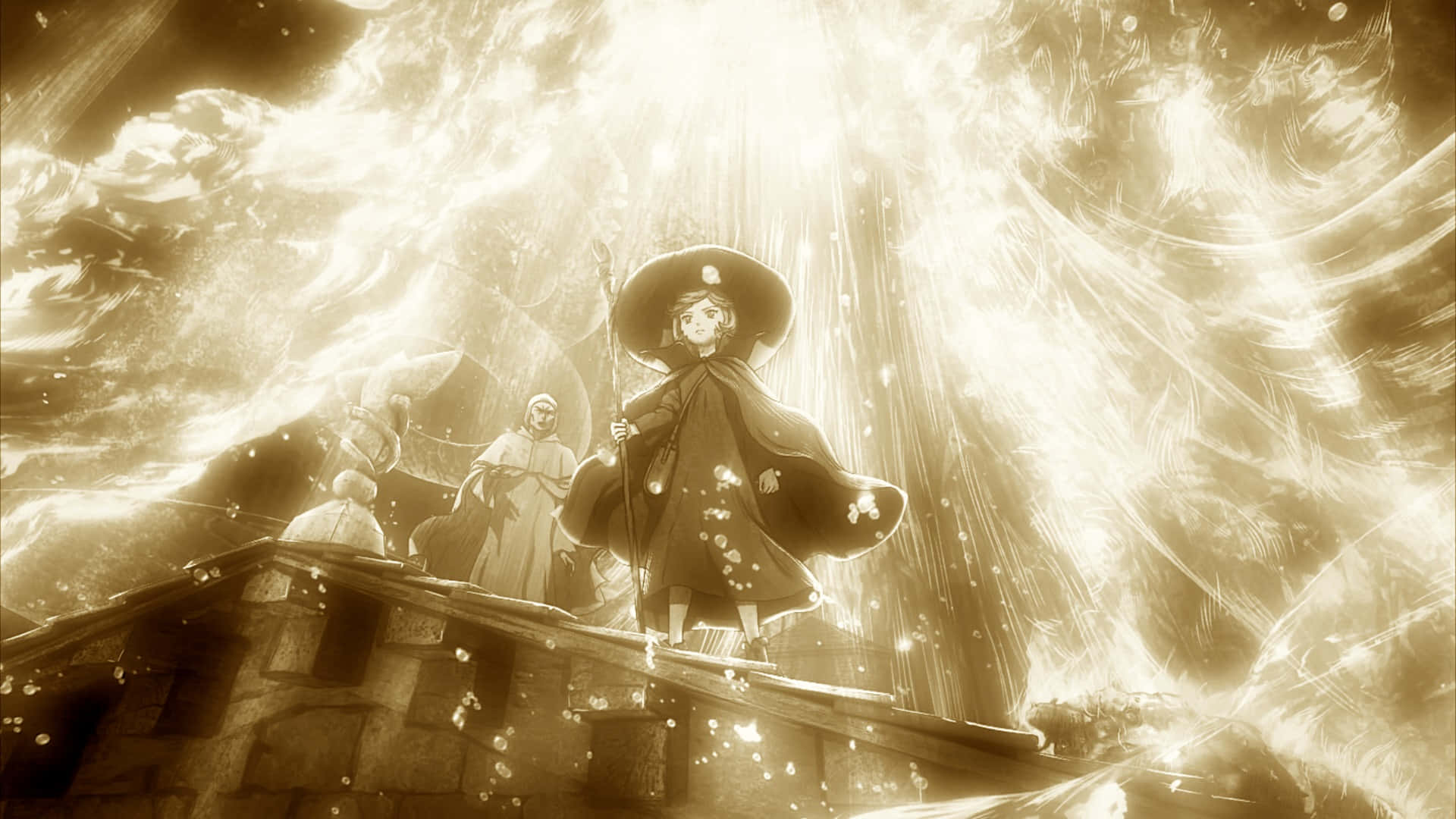 Enchanting Schierke From Berserk In Full Wizardry Mode Wallpaper