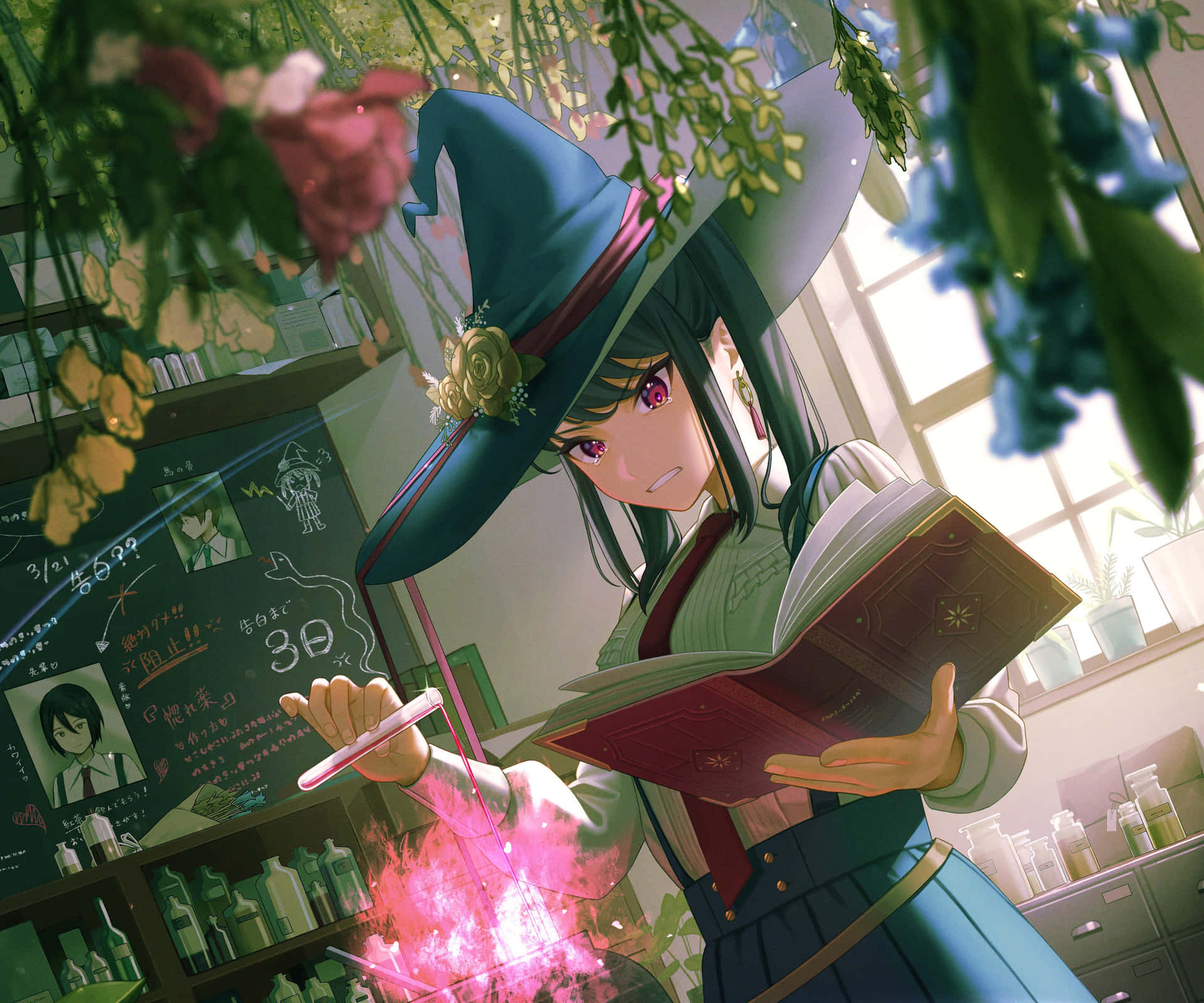 Enchanting_ Witchcraft_ Study_ Session Wallpaper