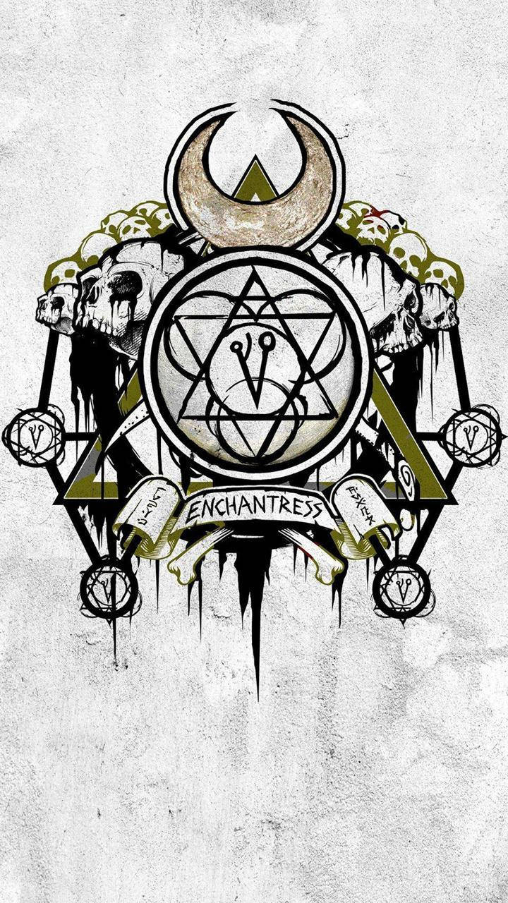 Enchantress Stylized Logo Art Wallpaper
