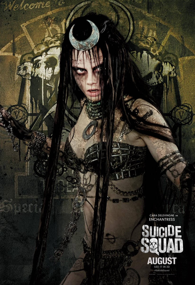 Enchantress Suicide Squad Poster Wallpaper