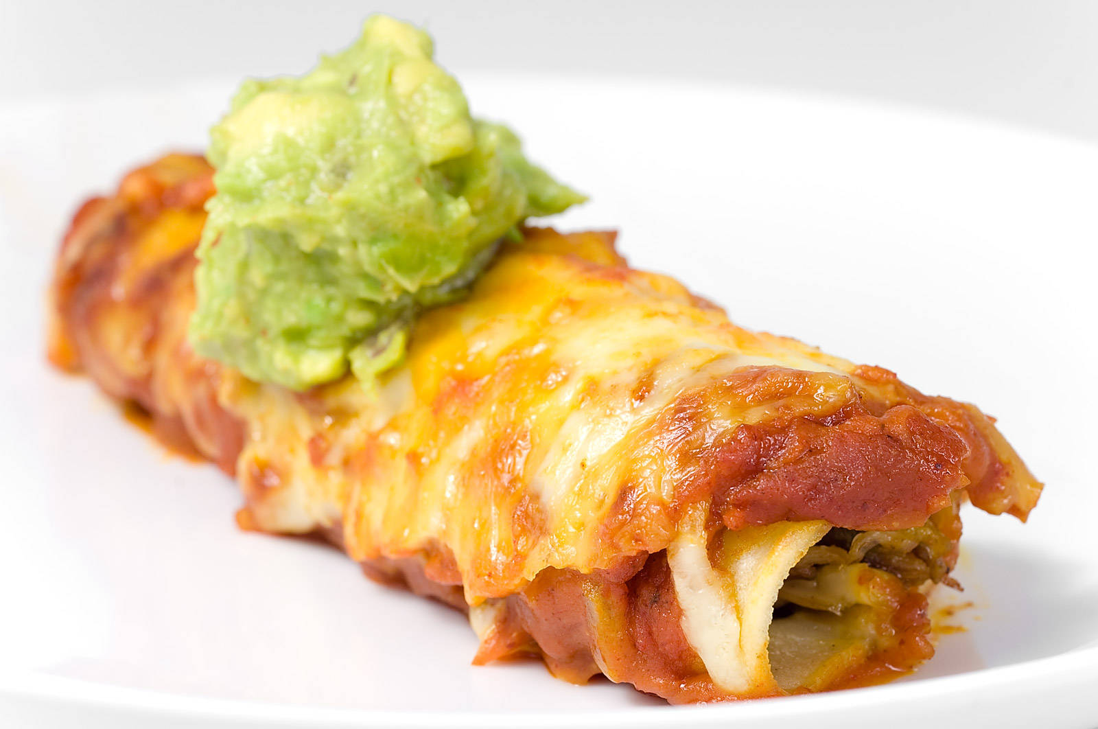 Enchiladas Roll With Guacamole Picture