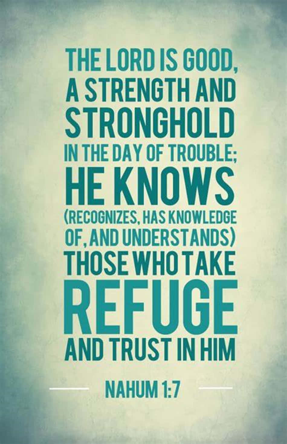 Take courage knowing your faith will sustain you during difficult times