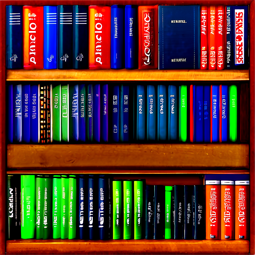 Encyclopedias On Shelf Png Ukf PNG