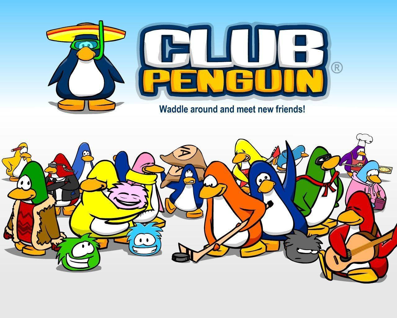 Aficheencantador De Club Penguin Fondo de pantalla