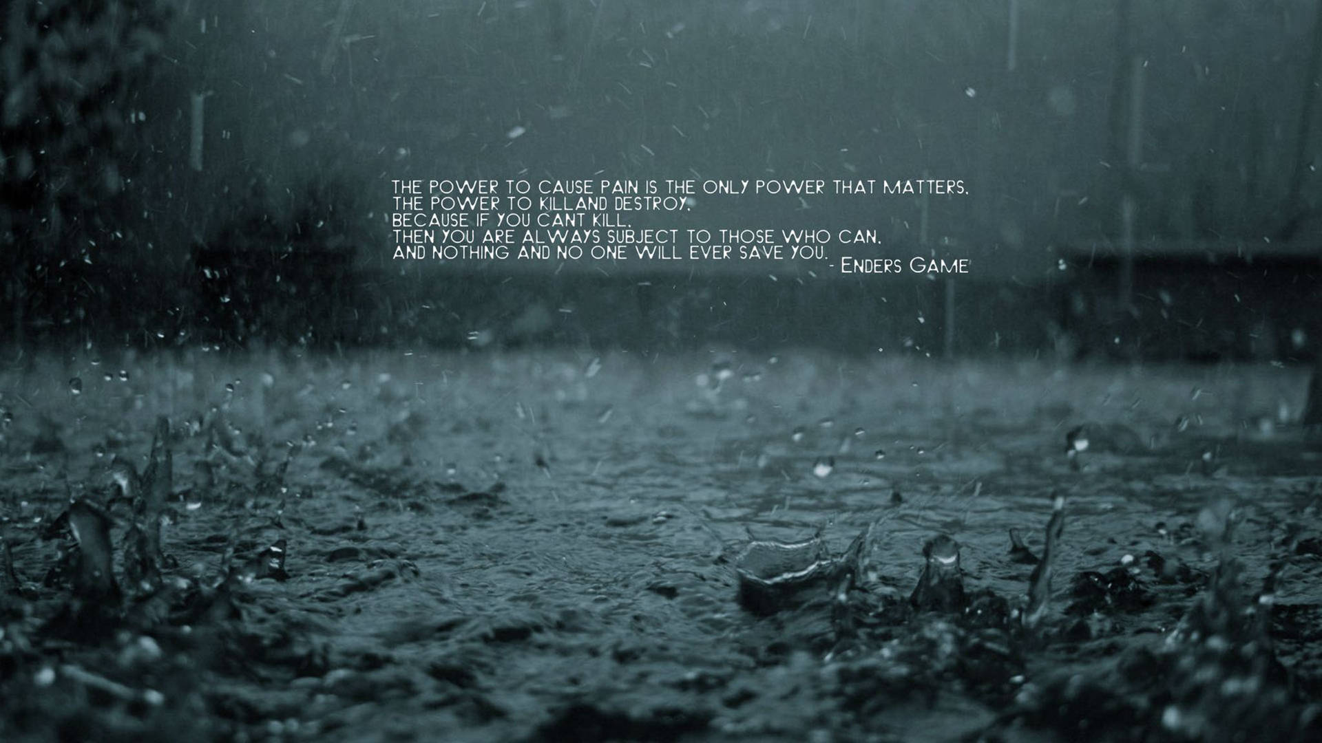 Ender's Game Pain Quote