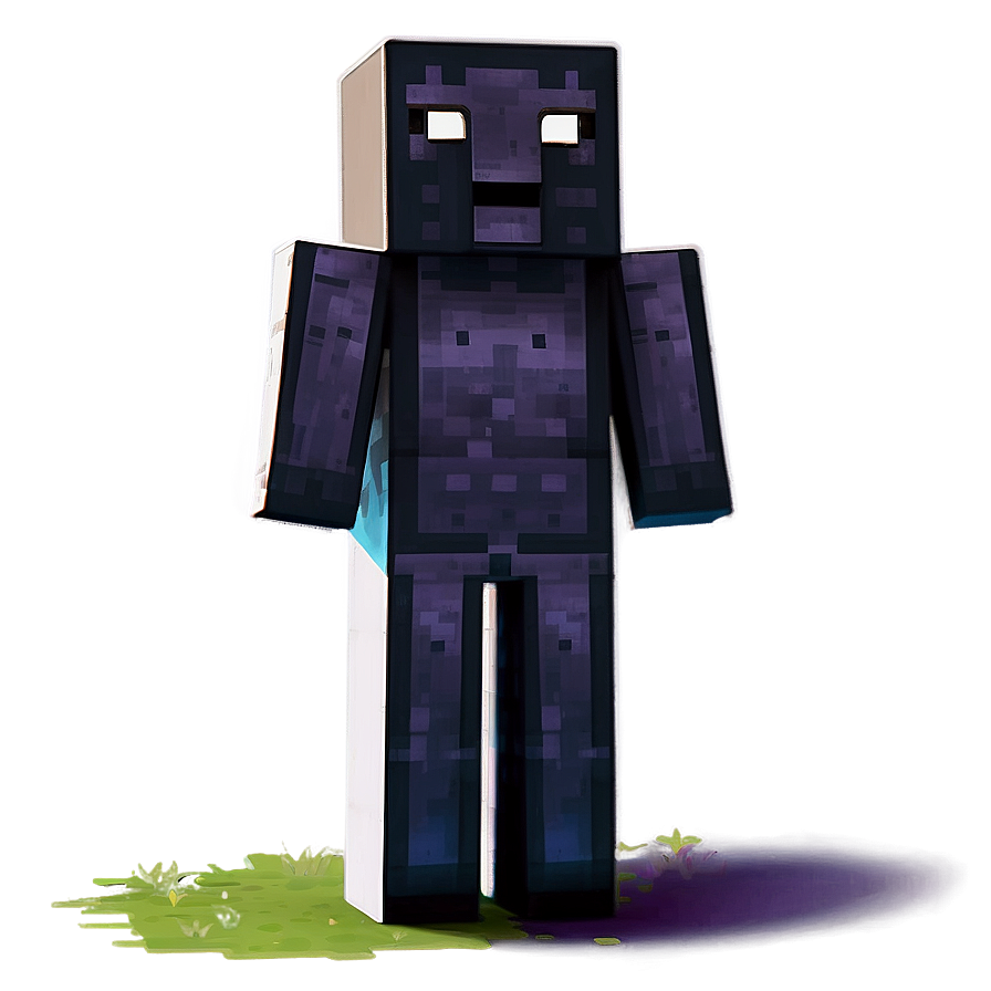 Download Enderman In Minecraft Village Png 05242024 | Wallpapers.com