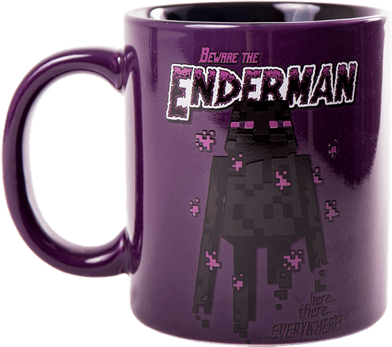 Enderman Minecraft Mug PNG