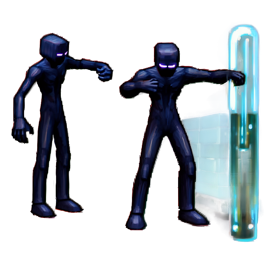 Enderman Teleportation Effect Png 05242024 PNG