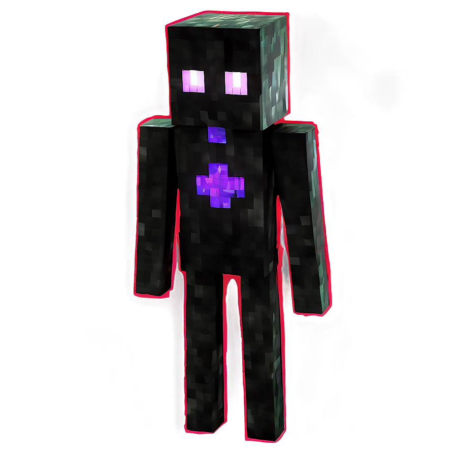 Enderman With Potion Effects Png 05242024 PNG