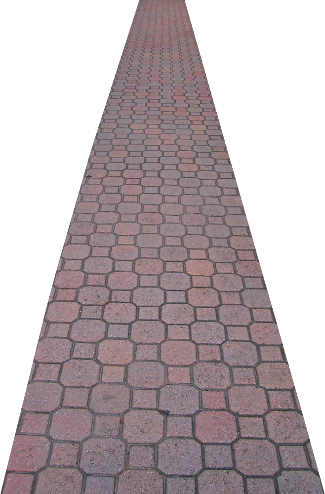 Endless Cobblestone Path PNG