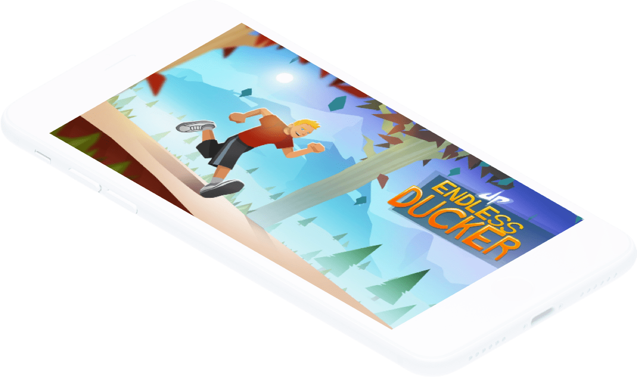 Endless Runner Gameon Smartphone PNG