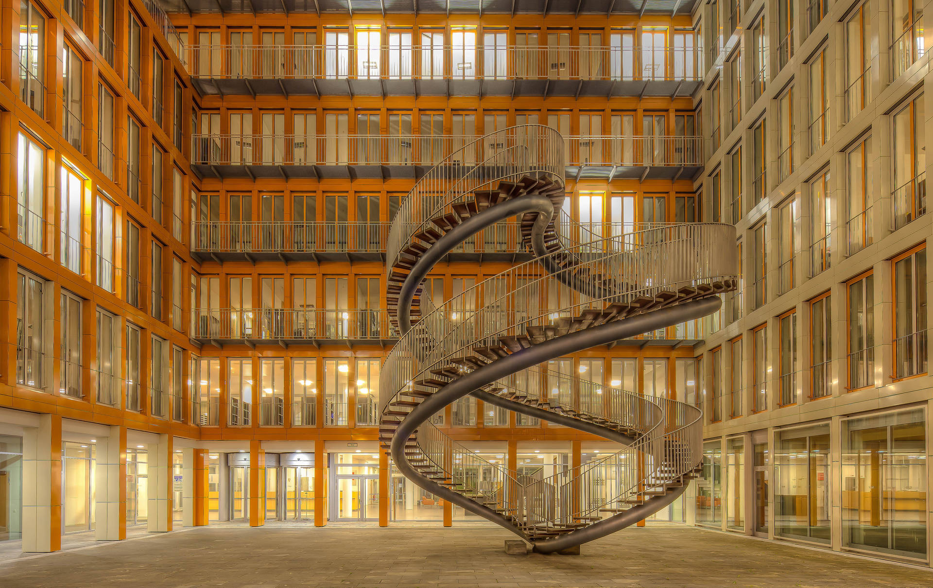 Endless Staircase In Munich Picture