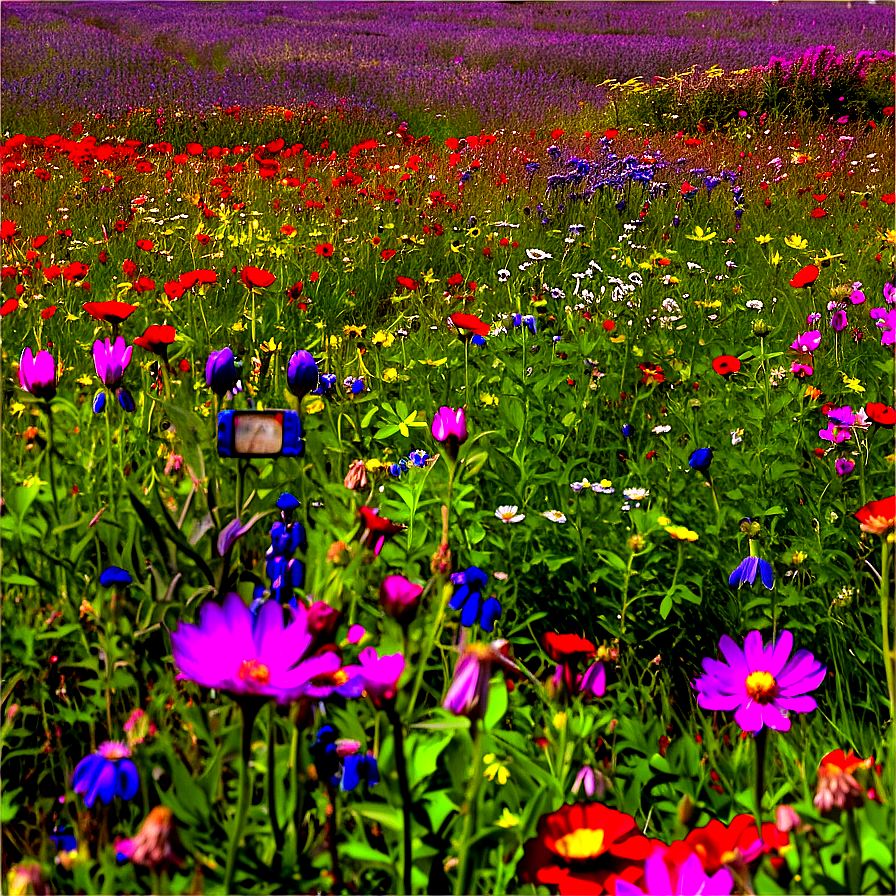 Endless Wildflower Field Png Ucm58 PNG