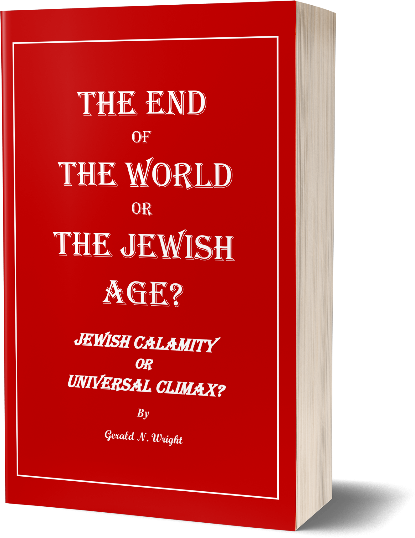 Endof Worldor Jewish Age Book Cover PNG