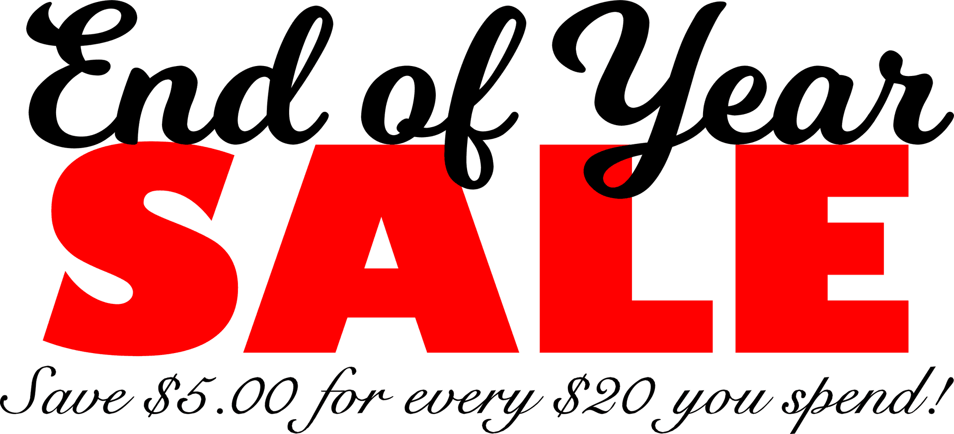 Endof Year Sale Promotion PNG