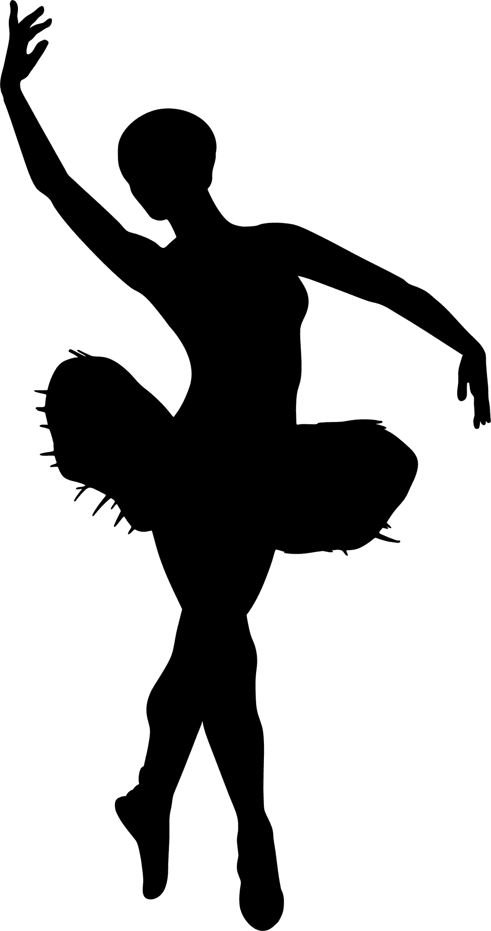 Energetic Dance Move Silhouette PNG