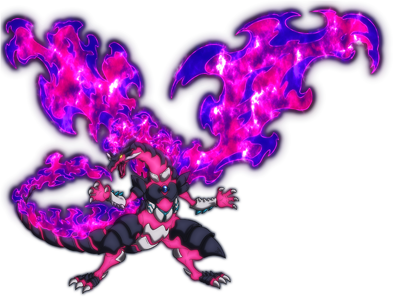 Energetic Dragon Beyblade Art PNG