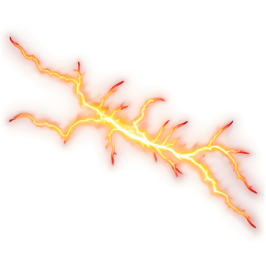 Energetic Lightning Bolt Png Fni64 PNG