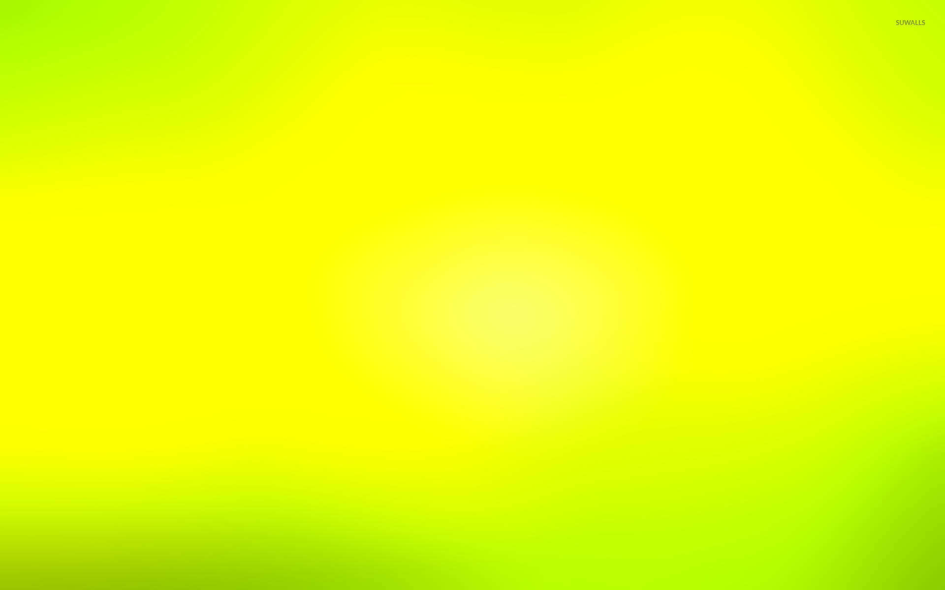 Energetic Rush Of Neon Yellow Waves Wallpaper