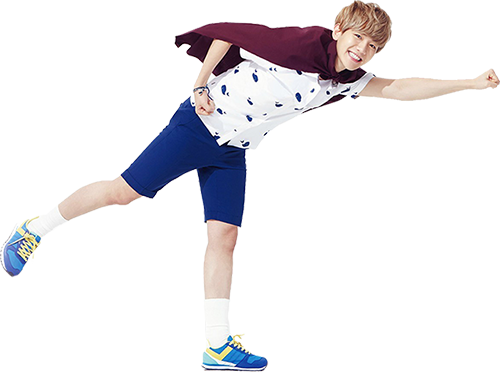 Energetic Young Man Running Pose PNG