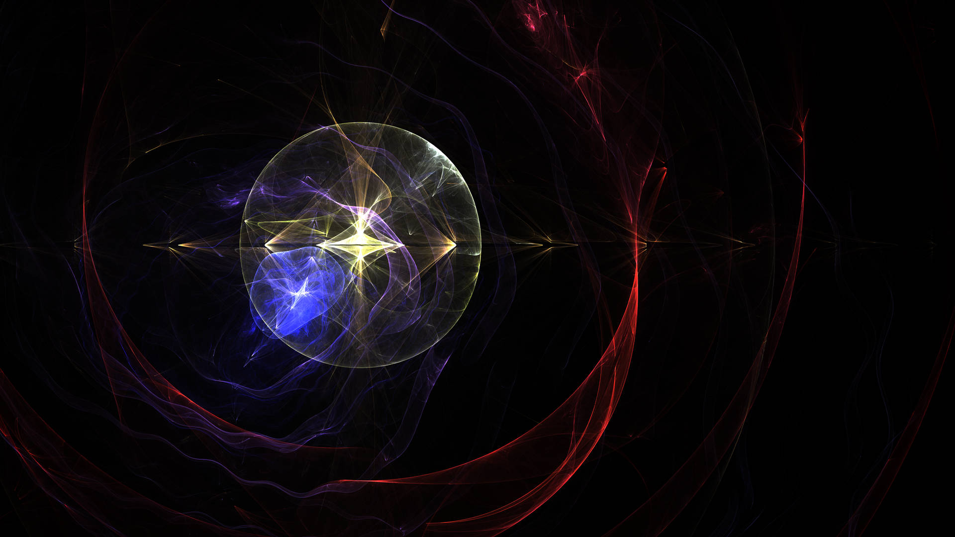 Energi Mystisk Sphere Wallpaper