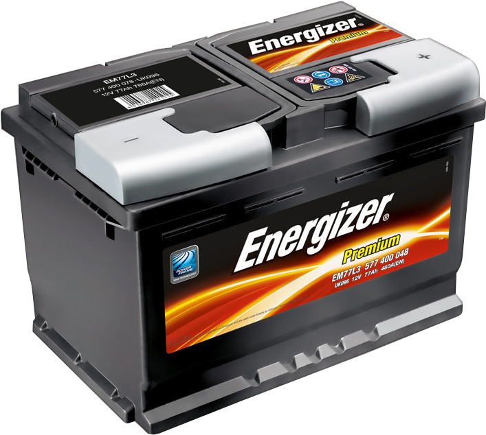 Energizer Premium Car Battery PNG
