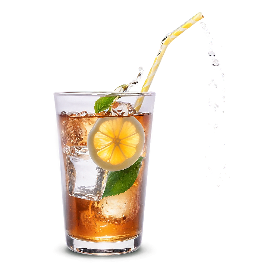 Energizing Iced Tea Splash Png 58 PNG