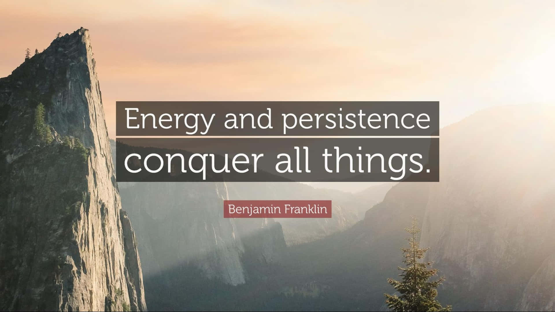 Energy And Being Persistent Wallpaper