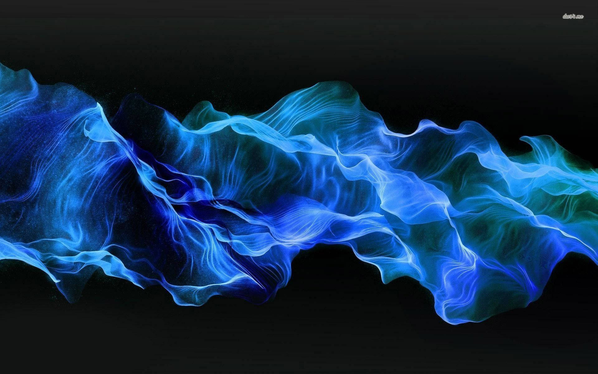 Energy Like Blue Smoke Wallpaper