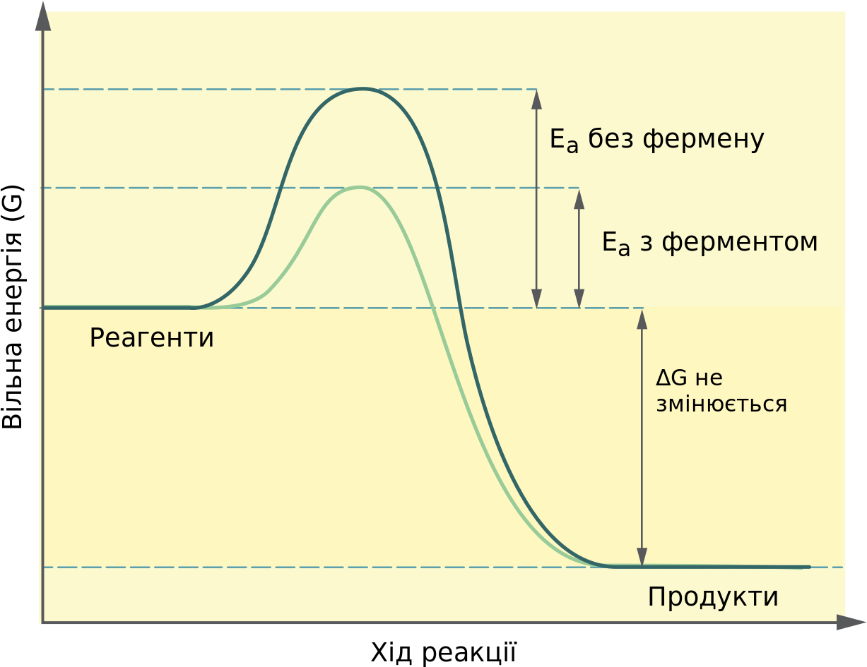 Energy Profile Reaction Pathwaywith Enzyme PNG