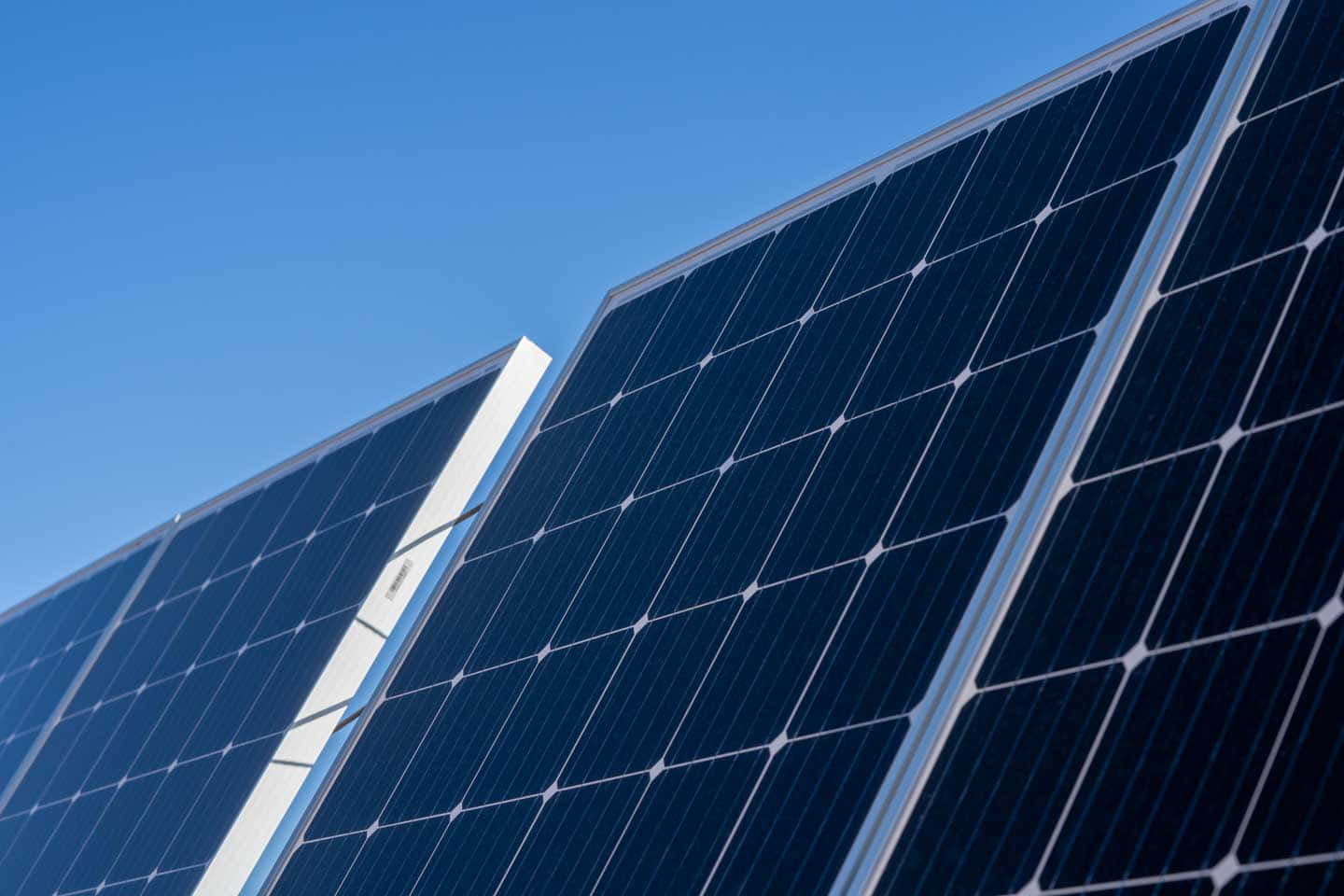 Energy Saving Solar Panel Close Up Shot Wallpaper