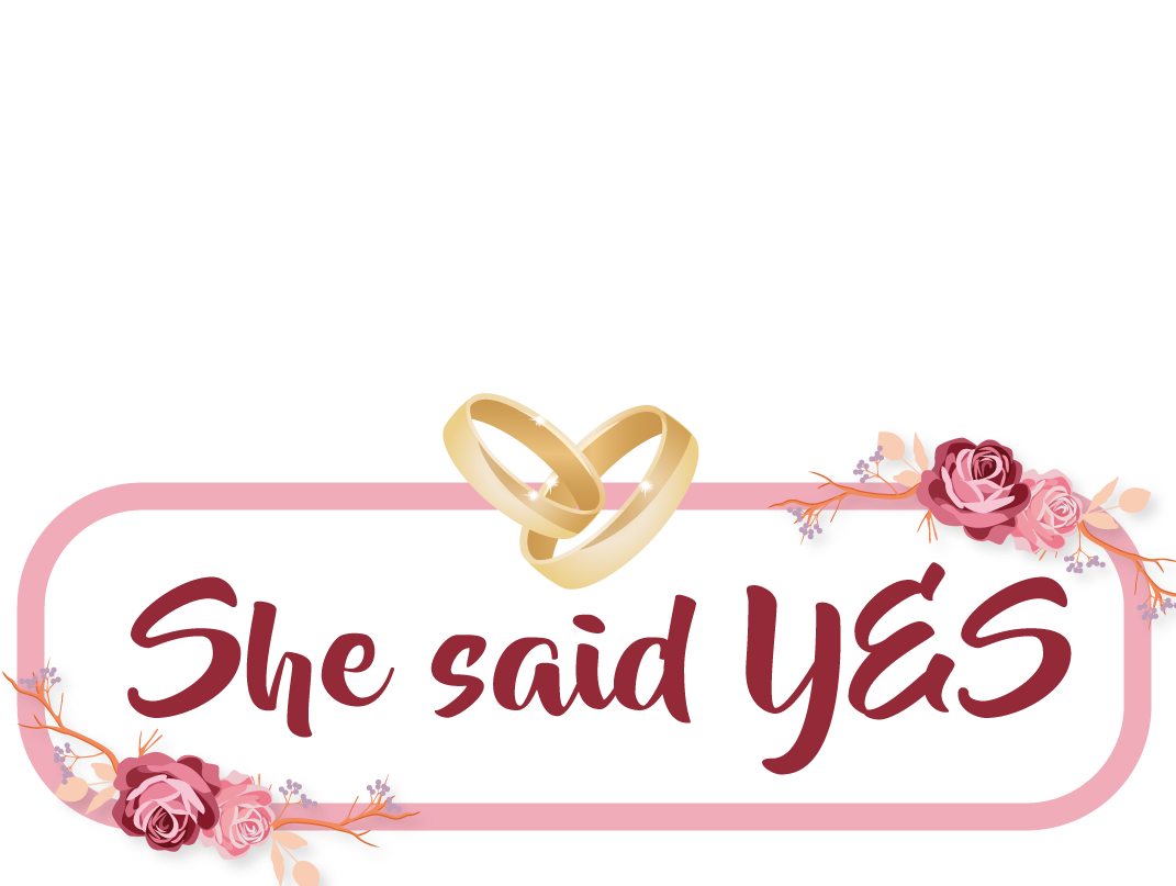 Engagement Announcement She Said Yes PNG