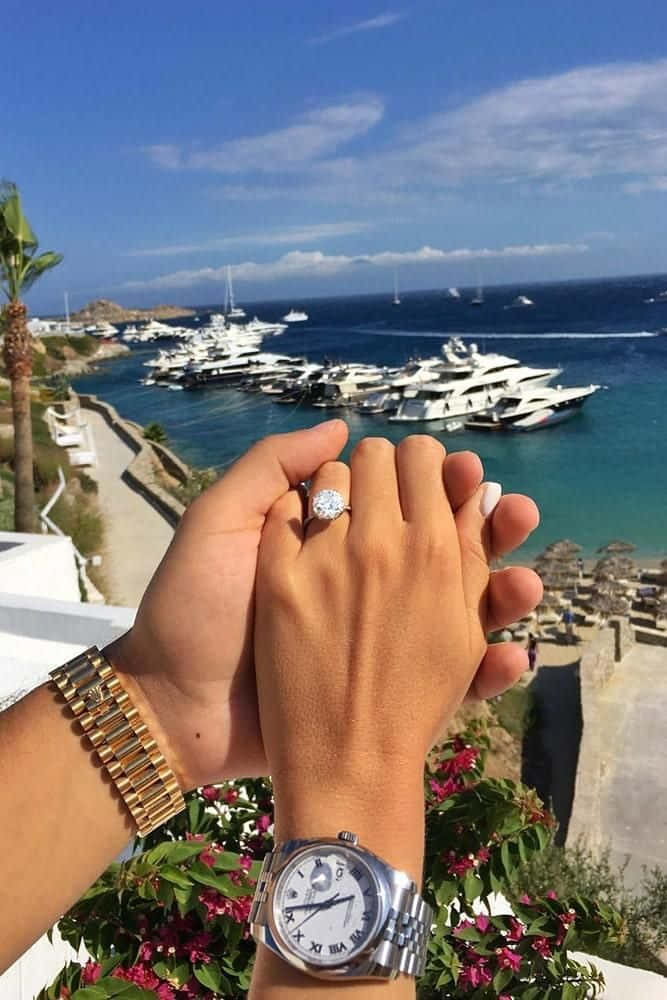 Engagement Ring At Pier Pictures