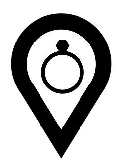 Engagement Ring Location Icon PNG