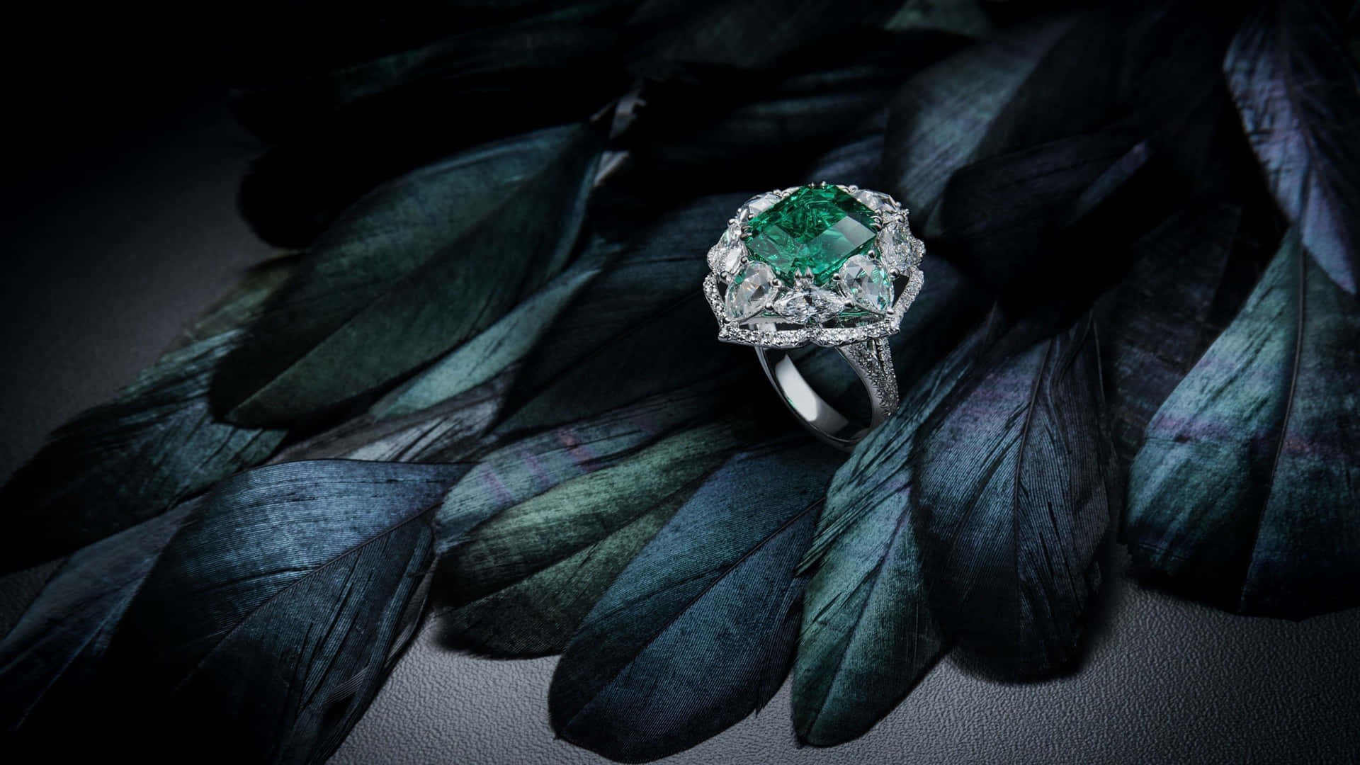 Emerald Engagement Ring Picture
