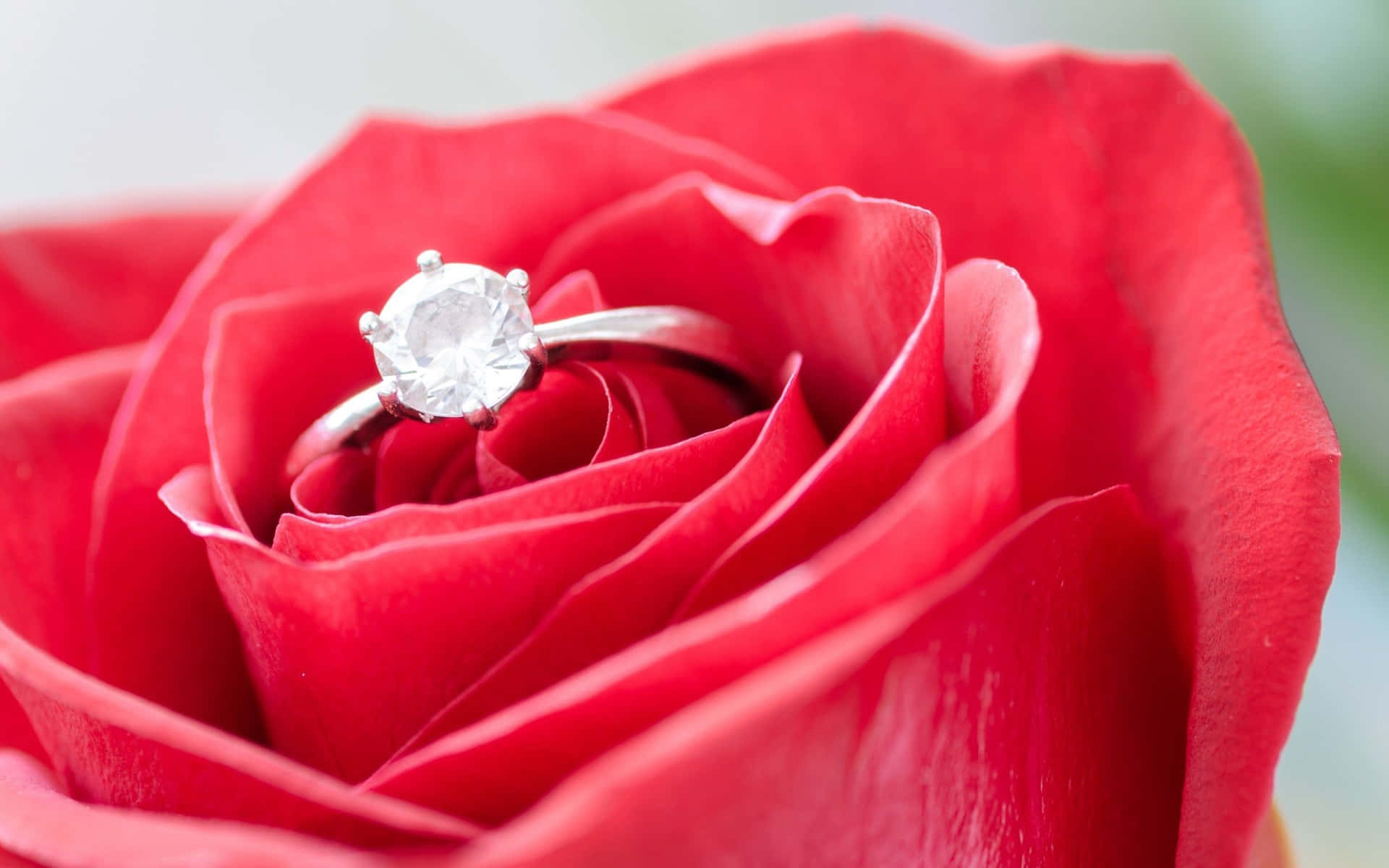 A Stunning Diamond Engagement Ring