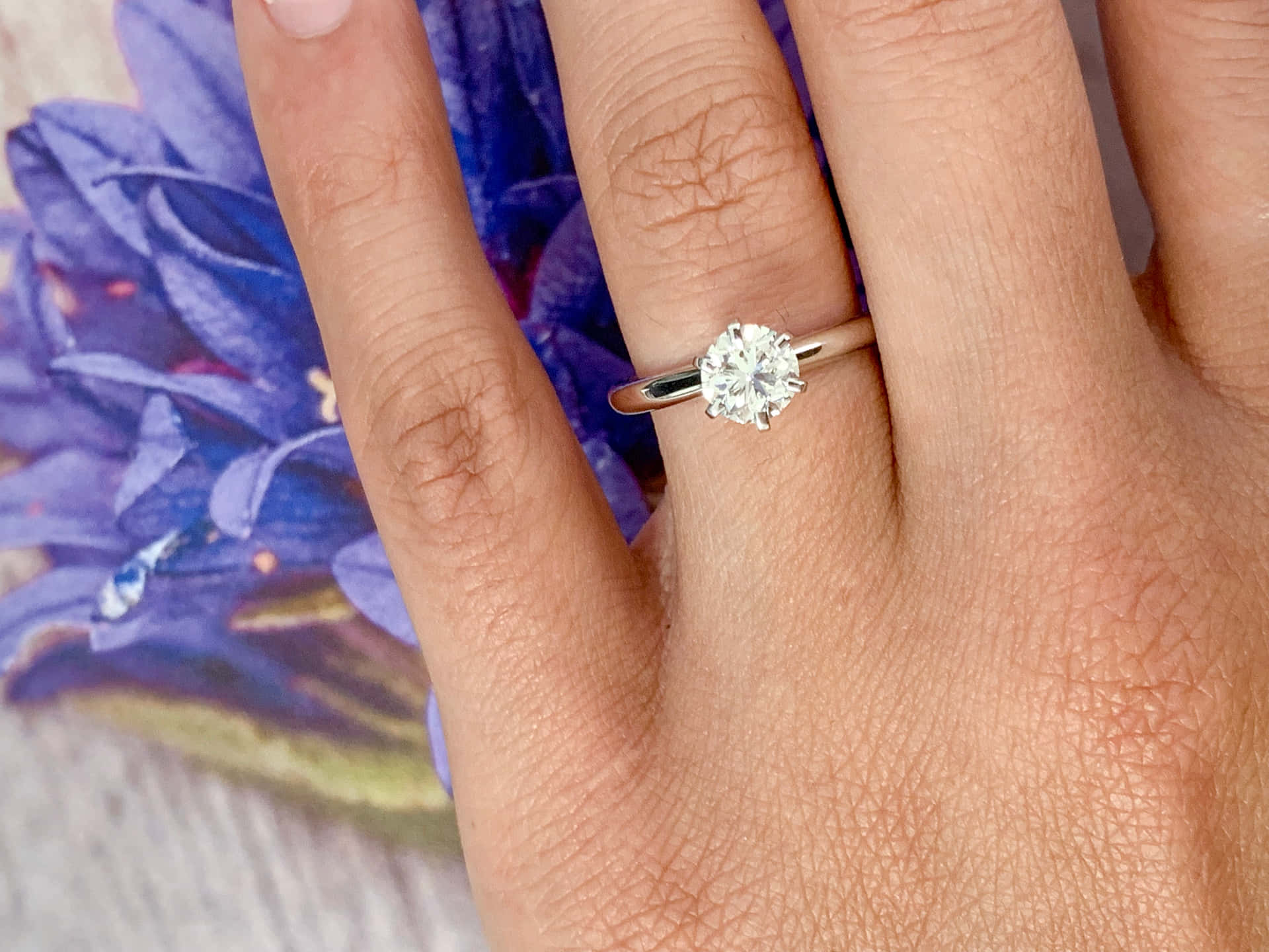 Solitaire Engagement Ring Picture