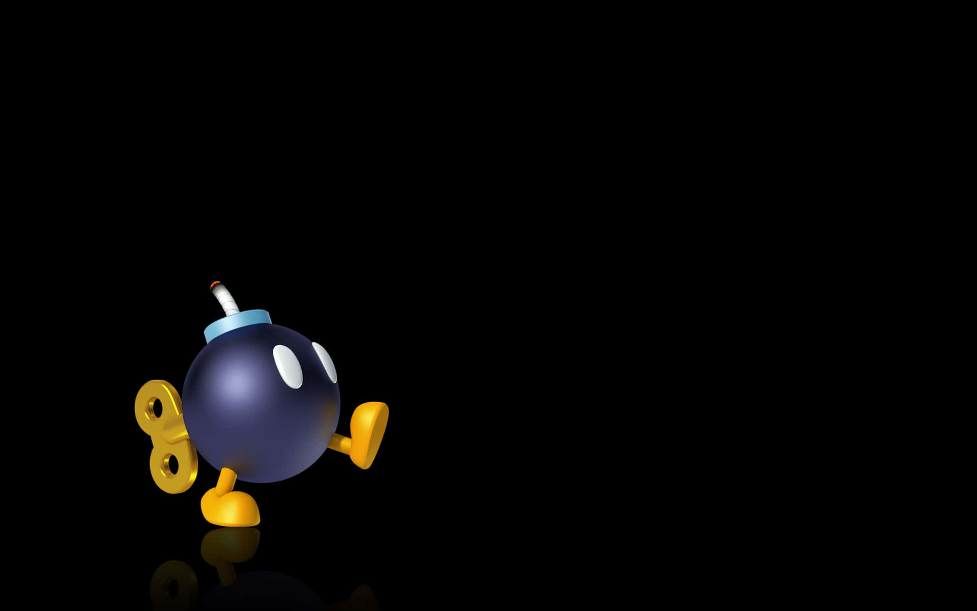 "engaging Bob-omb Character From The Super Mario Series" Wallpaper