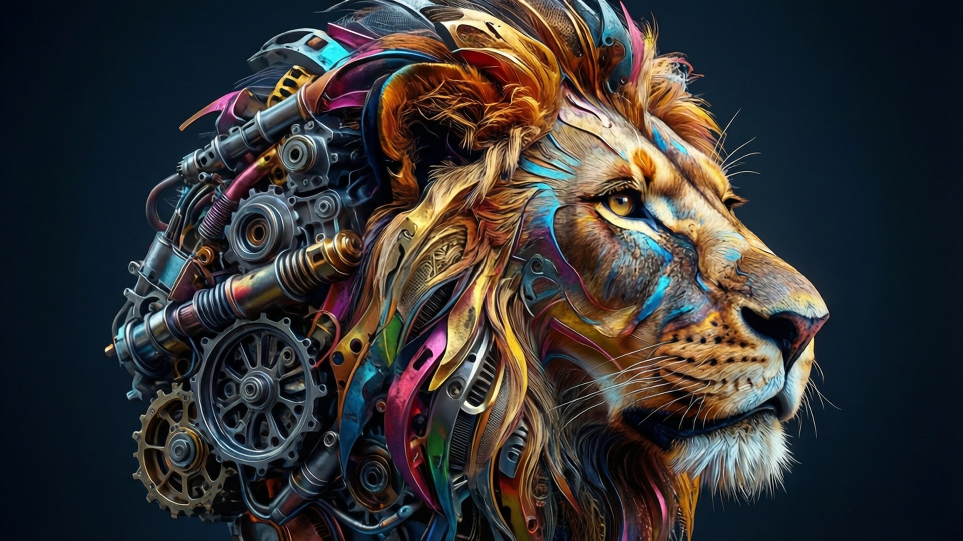 Engine Lion Wallpaper