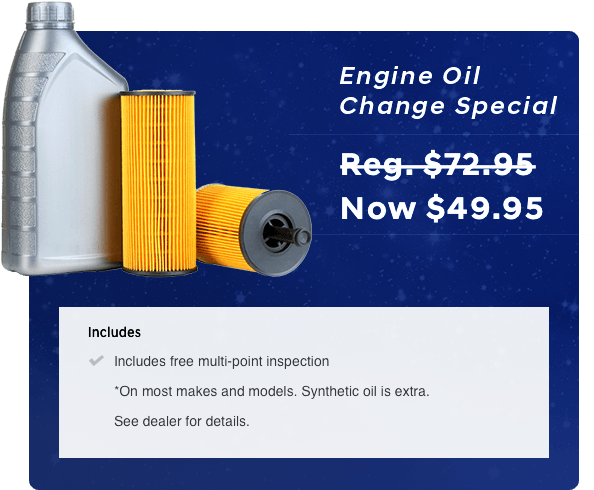Engine Oil Change Special Advertisement PNG