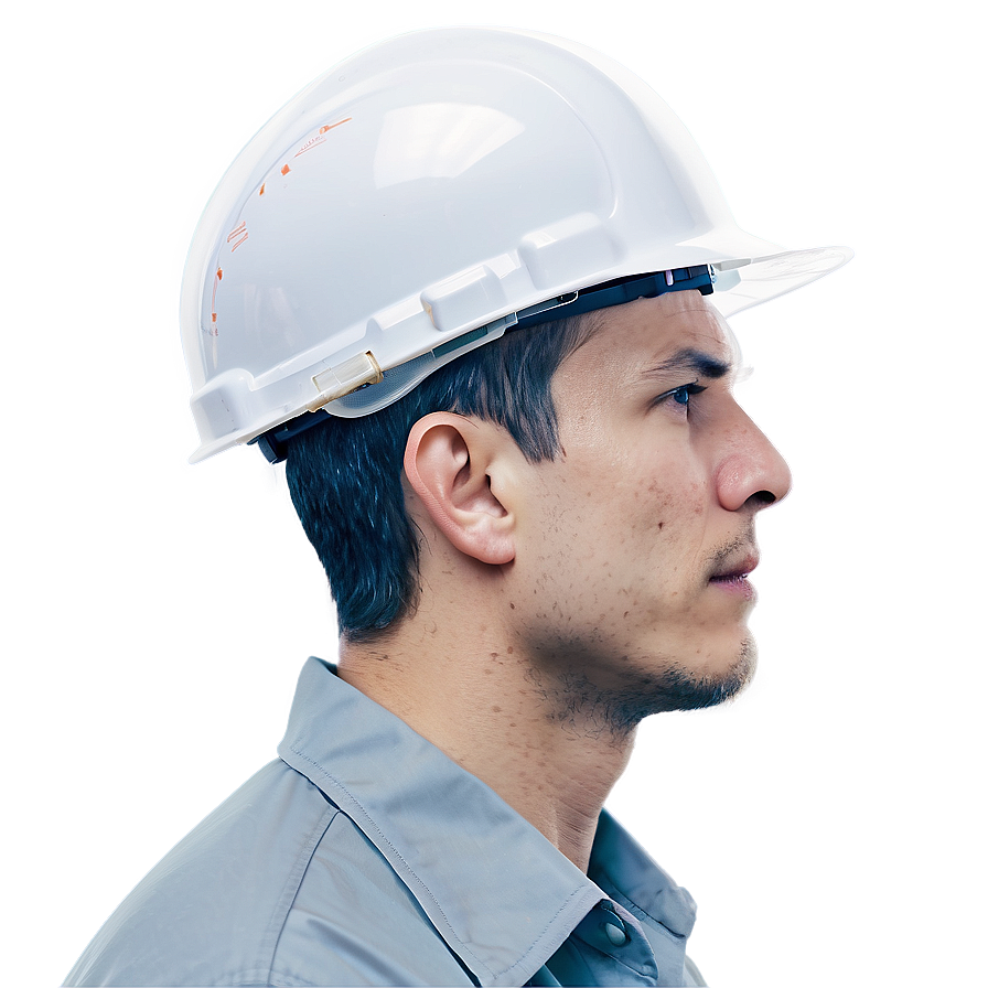 Engineer Head Hardhat Png 05242024 PNG