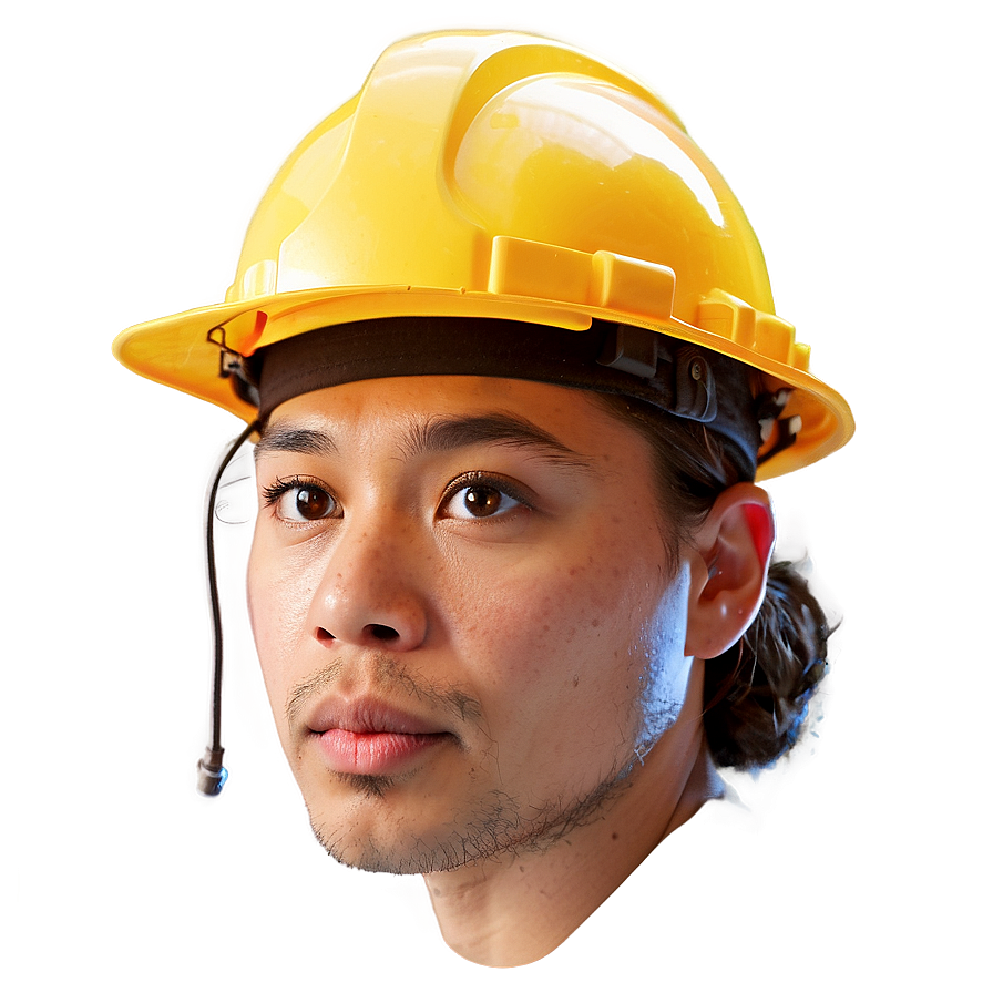 Engineer Head Hardhat Png Ioi84 PNG