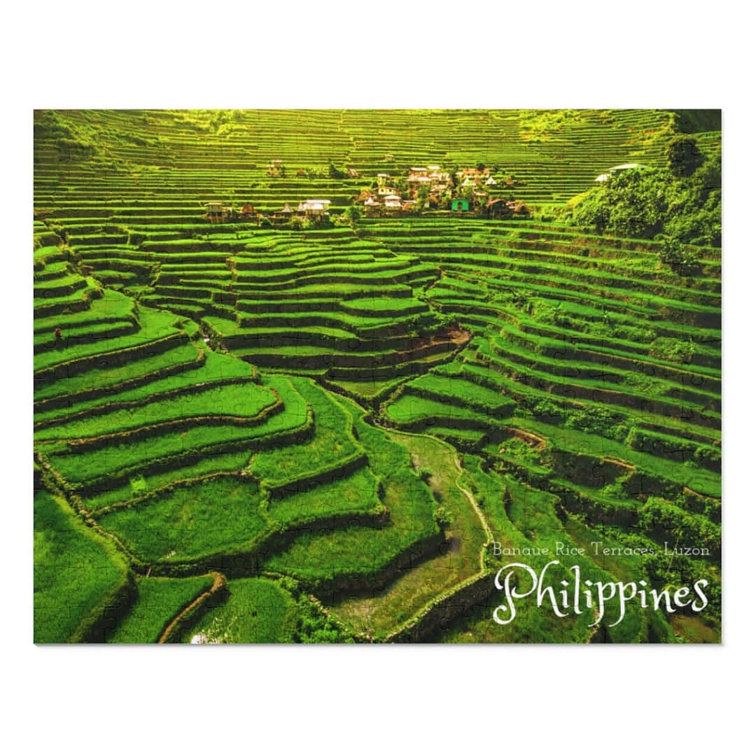 Engineering Marvel Banaue Rice Terraces In The Philippines Wallpaper