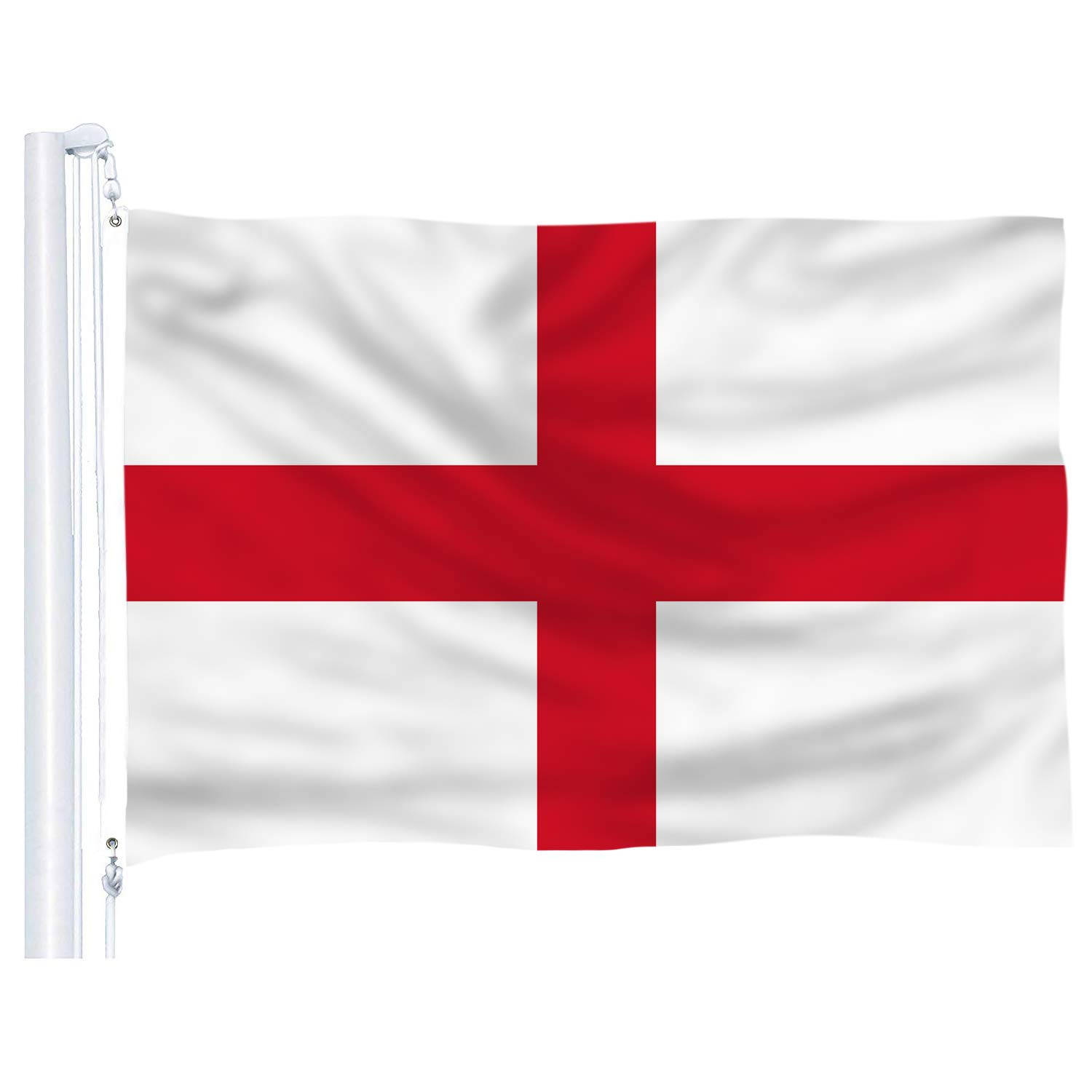Bandeirada Inglaterra Em Close-up. Papel de Parede