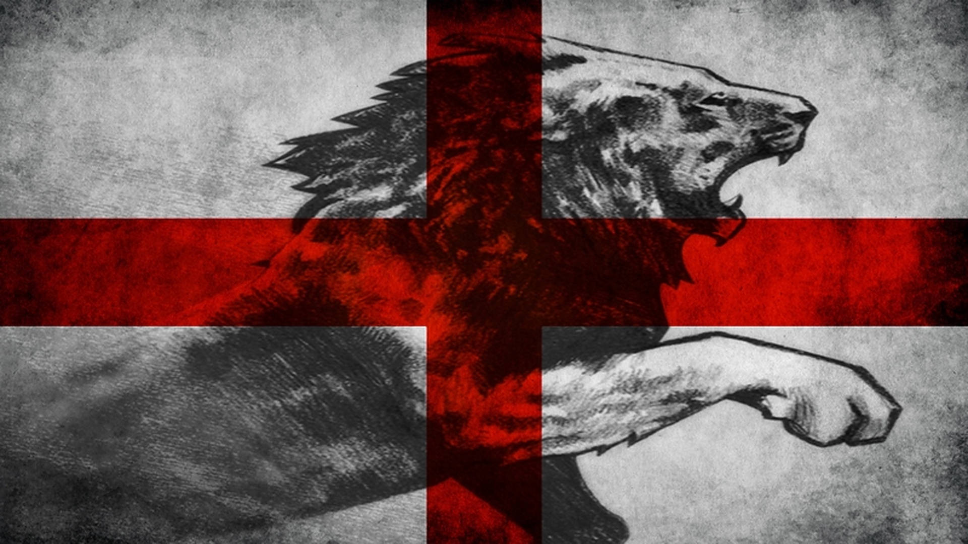 Englandflagge Digitale Kunst Wallpaper